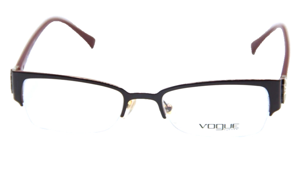 VOGUE VO 4014-B 5011 BURGUNDY WITH CRYSTALS EYEGLASSES FRAMES 50-18-135